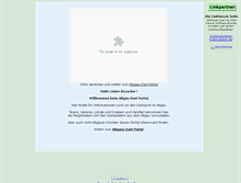 Tablet Screenshot of allgaeu-dart.de